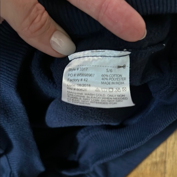 Syracuse Navy Kids Sweatshirt - Picture 2 of 2